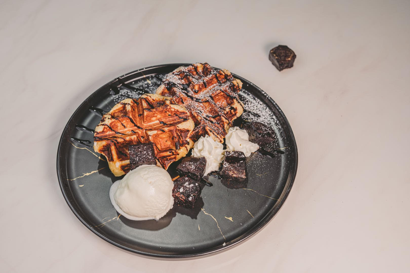 Chocolate Brownie Waffle